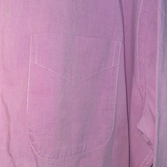 #492Gitman Bros. Vintage Purple Spring Oxford Men's Weekend Dress shirt. Size:XL - Picture 4 of 9
